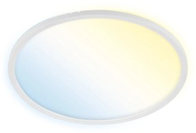 Plafoniera Moderna Slim Brilo Smart Plastica Bianco Led 22W 3000K