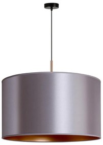 Duolla - Lampadario a sospensione con filo CANNES 1xE27/15W/230V diametro 50 cm argento/rame