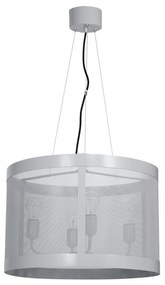 Lampadario a sospensione con filo DRUM 4xE27/60W/230V