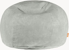 Pouf in velluto a coste Funzy