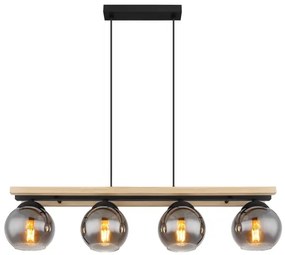 Globo 15569-4H - Lampadario a sospensione con filo CONNI 4xE27/25W/230V