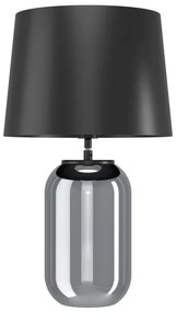 Eglo 390063 - Lampada da tavolo CUITE 1xE27/40W/230V nero/fumé