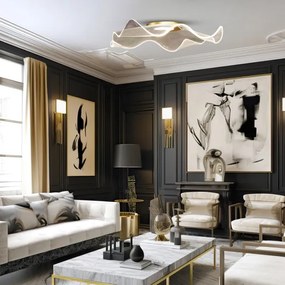 Plafoniera LED LARGO LED/16W/230V oro