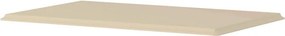 Top Tiffany in mdf L 103X P 47 X H1,9cm beige greige idrorepellente e antigraffio