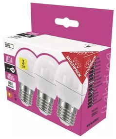 Lampadine LED neutre in set di 3 pezzi E27, 5 W - EMOS