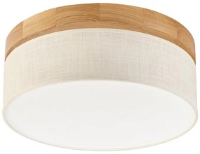 Brilagi - Plafoniera LED BELLADONNA LED/20W/230V Ø 30 cm crema/rovere