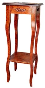 Colonna FRANCESCA in legno arte povera con struttura in pioppo NOCE