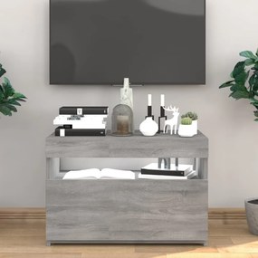Mobile Porta Tv Con Luci Led Grigio Sonoma 60x35x40 Cm /