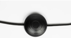 Lampada da terra nera con paralume in tessuto (altezza 158 cm) Jaylee - White Label