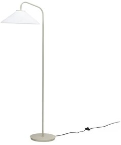 Lampada da terra color crema con paralume in vetro (altezza 158 cm) Solid - Hübsch