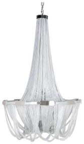 Lampadario 80 x 80 x 120 cm Metallo Argento