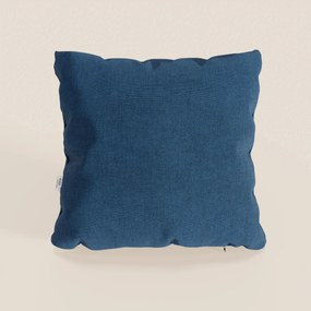 Honey cuscino disponibile in diversi colori realizzato in tessuto simil cotone impermeabile T13 blu