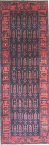 Hamedan Tappeto persiano 310x110 Blu (Iran) Annodato A Mano