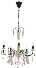 Eglo 33011 - Lampadario a catena 5xE14/40W/230V