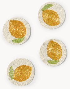 Set di 4 sottobicchieri Lemon
