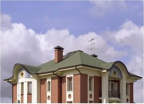 Tegola bituminosa Tegola canadese Premium Traditional 3,05 mq 2111030001073 verde sfumato