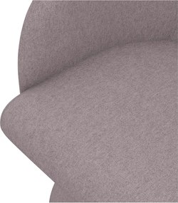 Sedia da pranzo lavanda in imbottito Kanoa – Makamii