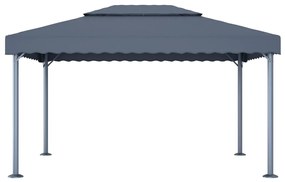 Gazebo 400x300 cm Antracite Alluminio