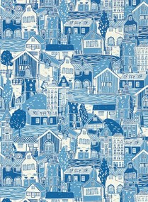 Scion Tapete Stockholm - Cloudless/ Blue