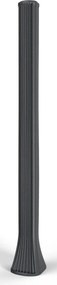 Doccia Solare da Giardino 40L Miscelatore e Lavapiedi Arkema Big Happy Five Grigio Antracite...
