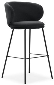 Set di sbagelli da bar in grigio scuro 2 pz (altezza della seduta 65 cm) Rush – Marckeric