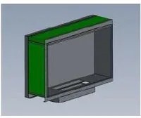 Incasso 90 Isolato Biocamino Da Incasso Posizionamento Nel Legno