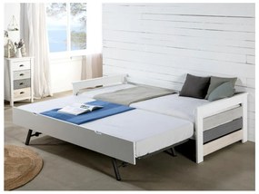 Letto divano con letto estraibile 2 x 90 x 190 cm in MDF Bianco - CELIANE