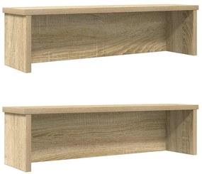 Scaffali Da Cucina Impilabili 2 Pz Rovere Sonoma 60x15x16 Cm /