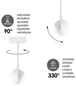 Faretto LED Dimmerabile NOP 1xGU10/5,8W/230V bianco