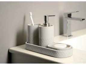 Distributore di sapone in cemento beige, 150 ml Afrodite - Sapho