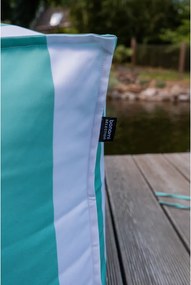 Pouf da giardino bianco e verde – Bonami Essentials