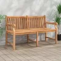 Panca da Giardino 150 cm in Legno Massello di Teak 316639