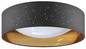 Plafoniera LED TULUZA LED/24W/230V diametro 40 cm nero