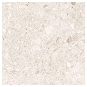Pavimento 60x60 Cm Gres Porcellanato Effetto Graniglia Ceppo Avorio Opaco