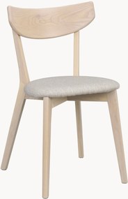Sedia in legno di quercia con cuscino seduta Ami