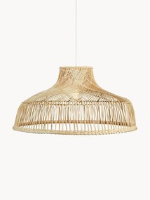 Lampada a sospensione grande in rattan Braid