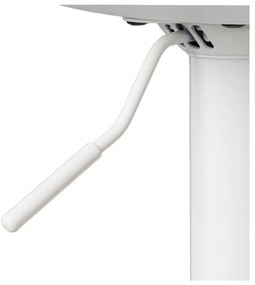 Sgabelli da bar bianchi ad altezza regolabile in similpelle in set di 2 (altezza seduta 56,5 cm) - Casa Selección