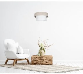 Lampadario a sospensione con filo NATA 1xE27/60W/230V beige