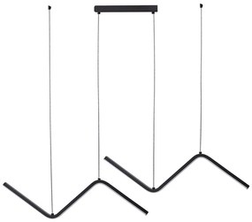 Aigostar - Lampadario LED a sospensione con filo LED/23W/230V 2700K