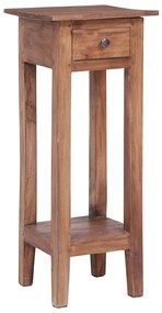 Piedistallo Per Piante 30x30x67 Cm İn Legno Massello Di Mogano /