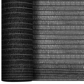 vidaXL Rete per Privacy Antracite 3,6x25 m in HDPE 75 g/m²