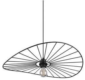 Nero opaco apparecchio a sospensione ø 60 cm Chapeau - Trio