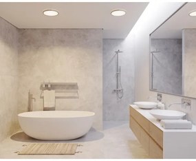 Nordlux - Plafoniera LED dimmerabile per bagno OJA 14,5W/230V 3000/4000K IP54 Ø 30 cm
