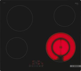 Bosch - Piano Cottura Radiante Da Incasso 60 Cm Vetro Ceramica 4 Fornelli