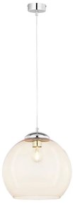 Jupiter 1829 - ASTI - Lampadario a sospensione con filo ASTI 1xE27/60W/230V argento