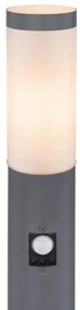 Globo 3159AS - Lampada da esterno con sensore BOSTON 1xE27/15W/230V IP44 110 cm antracite