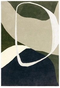 Tappeto in lana verde tessuto a mano 200x300 cm Matrix - Asiatic Carpets