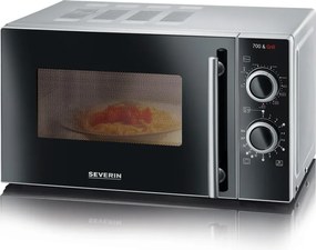Severin MW 7771 - Forno a microonde con grill 700 W/230 V 20 l nero