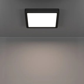 Eglo 901329 - Plafoniera LED da bagno FUEVA LED/10,5W/230V 22x22cm IP44 nero