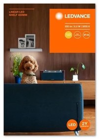 Ledvance - Mensola con illuminazione a LED LINEAR LED/6,5W/230V 40 cm IP44